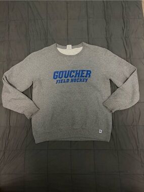 Goucher College Russell Athletic grey crewneck Size M #90s